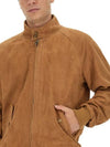 suede zip-up jacket light brown - BARACUTA - BALAAN 5