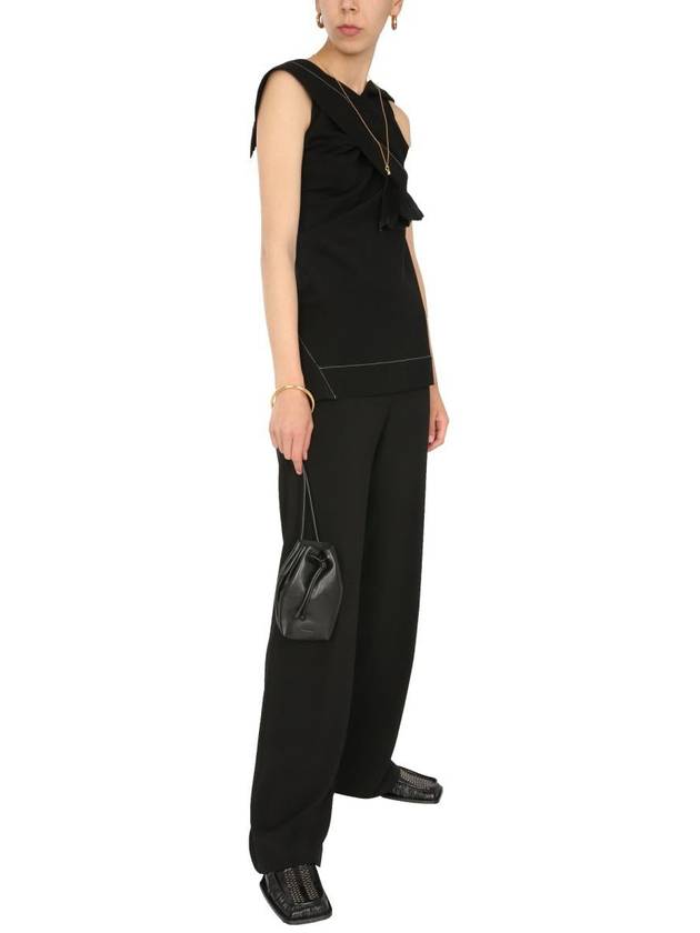 Women's Straight Pants Black - JIL SANDER - BALAAN 3