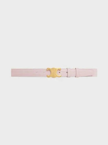 Medium Triomphe Belt Lizard Pastel Pink - CELINE - BALAAN 1