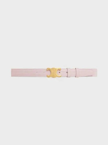 Medium Triomphe Belt Lizard Pastel Pink - CELINE - BALAAN 1