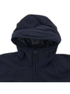 Men's Soft Shell Pure Insulation Technology Primaloft Hooded Jacket Navy - STONE ISLAND - BALAAN 4