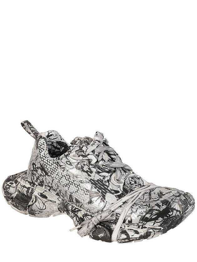 3XL Extreme Graffiti Low Top Sneakers Grey - BALENCIAGA - BALAAN 3