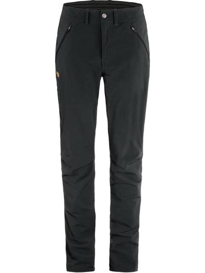 Women's Abisko Trail Stretch Trousers Black - FJALL RAVEN - BALAAN 2