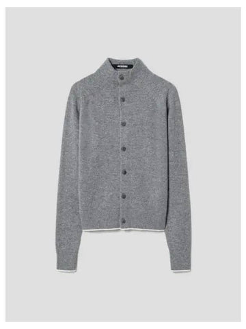 Women s Le Spring Fall Cardigan Pitatto Gray Domestic Product GM0024082835700 - JACQUEMUS - BALAAN 1