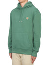 Fox Head Patch Regular Hoodie Teal Grey - MAISON KITSUNE - BALAAN 3