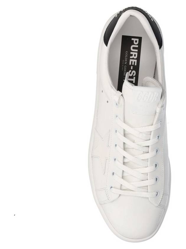 Purestar Black Tab Low Top Sneakers White - GOLDEN GOOSE - BALAAN 5