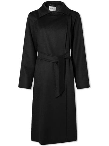 Women's Manuela Icon Coat Black - MAX MARA - BALAAN.