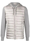 Hooded Light Down Padding Grey - HERNO - BALAAN 2