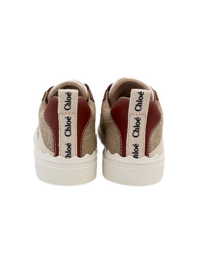 Lauren Leather Converse Low Top Sneakers Brown - CHLOE - BALAAN 5