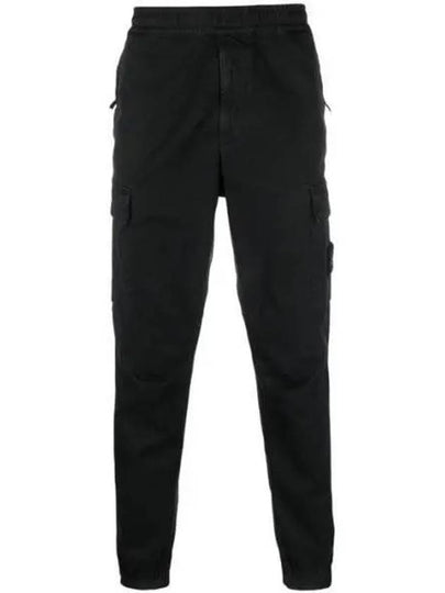 Wappen Patch Cargo Track Pants Black - STONE ISLAND - BALAAN 2