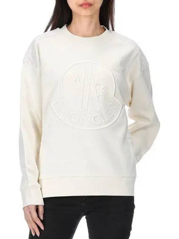 Felpa logo 8G00042 899U5 034 Brushed lining sweatshirt _ 995703 - MONCLER - BALAAN 1