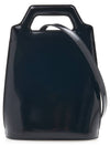 Wanda North South Mini Tote Bag Black - SALVATORE FERRAGAMO - BALAAN 4