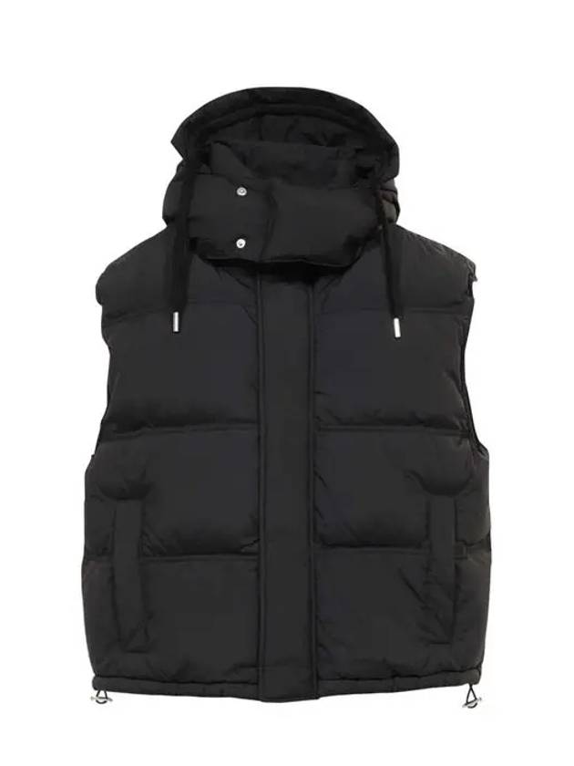 Alexandre Mattiussi Technical Canvas Padded Vest Black - AMI - BALAAN 3