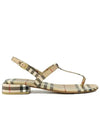 Vintage Check Lambskin Sandals Archive Beige - BURBERRY - BALAAN 3