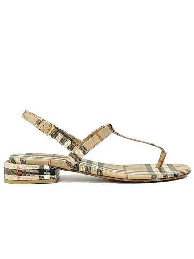 Vintage Check Lambskin Sandals Archive Beige - BURBERRY - BALAAN 3