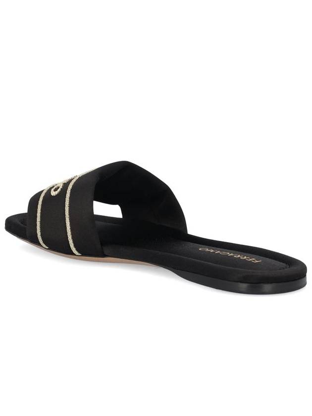 Salvatore Ferragamo Sandals Black - SALVATORE FERRAGAMO - BALAAN 3