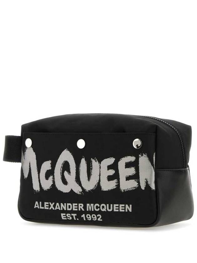 24FW Beauty Case 7917731AAS3 1095 Black - ALEXANDER MCQUEEN - BALAAN 3