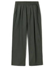 One Tuck Linen Wide Pants Deep Green - INDUST - BALAAN 7