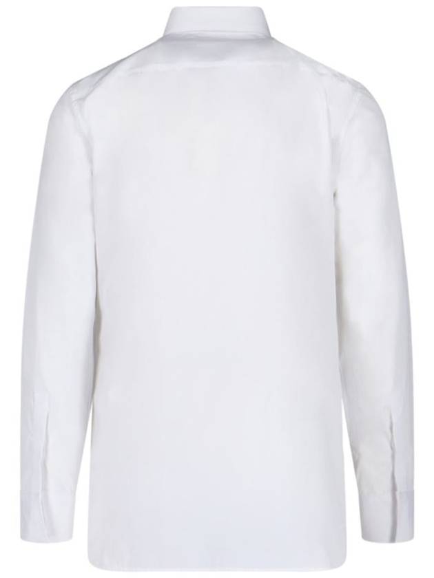 Men's Cotton Long Sleeve Shirt White - GIVENCHY - BALAAN 4