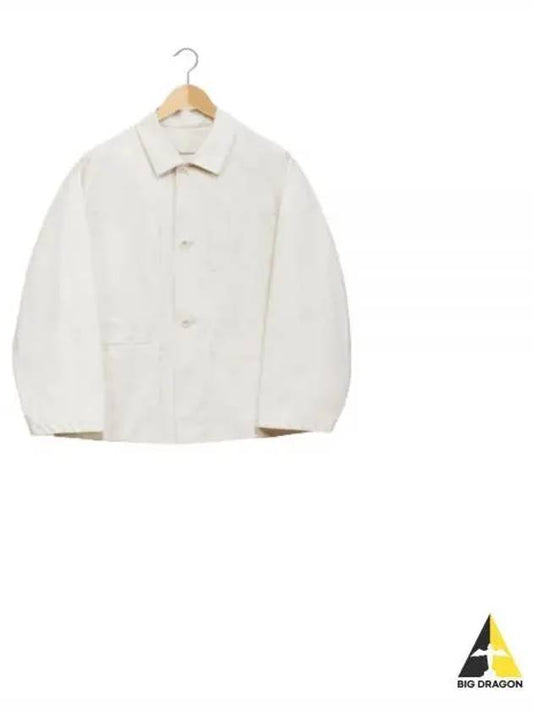 Boxy SB Workwear Jacket Pale Ecru - LEMAIRE - BALAAN 2