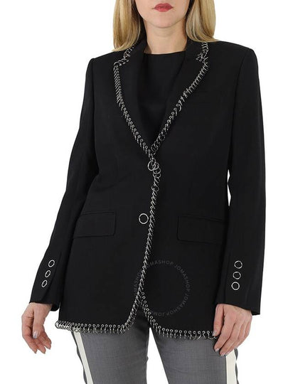 Women's Sidon Ring Pierced Jacket Black - BURBERRY - BALAAN 2