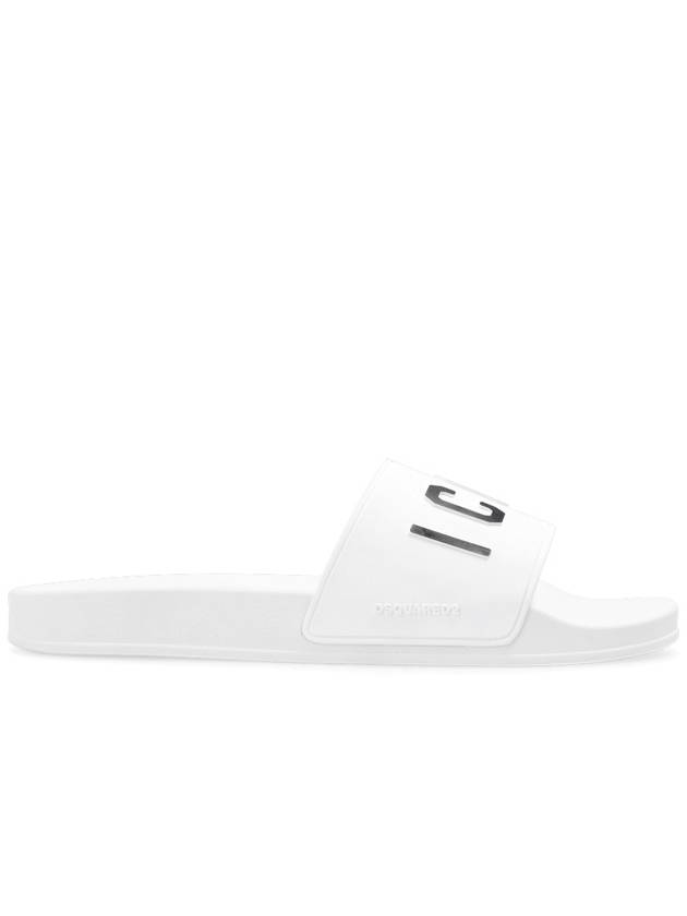 Men’s Icon Slippers White - DSQUARED2 - BALAAN 2