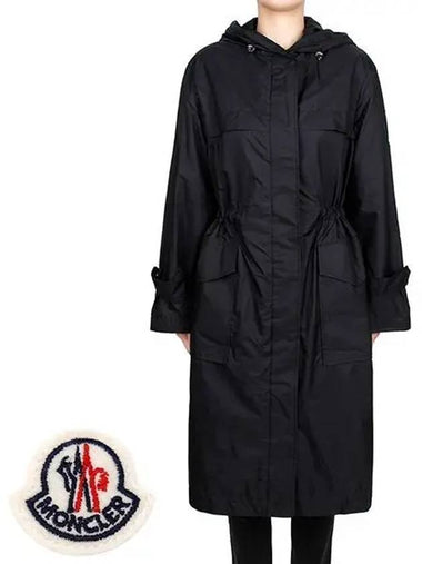 Black HiENGU Windbreaker Raincoat 1C00038 539YH 999 1209494 - MONCLER - BALAAN 1