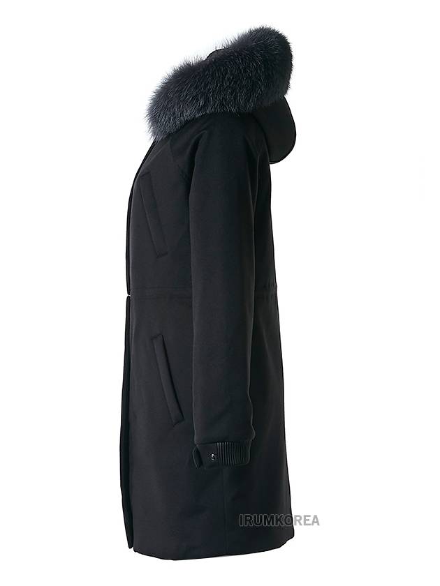 Cashmere Storm System Icery Long Parka Black - LORO PIANA - BALAAN 4