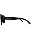 Eyewear Side Logo Square Sunglasses Black A71305 X08101 S2214 - CHANEL - BALAAN 7