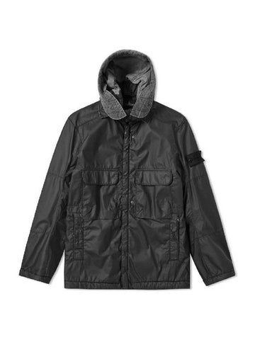 Men's Shadow Project Hooded Jacket Black - STONE ISLAND - BALAAN 1