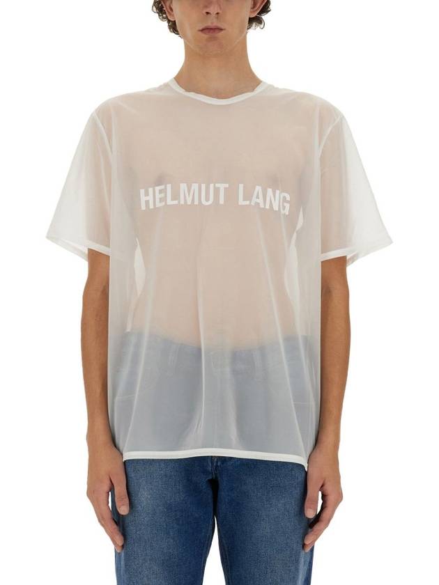 Helmut Lang T-Shirt With Logo - HELMUT LANG - BALAAN 4