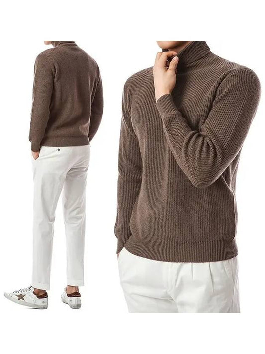 Cashmere wool ribbed turtleneck knit IMLMML168 IM55024 230 - RVR LARDINI - BALAAN 1