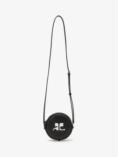 Reedition Logo Circle Shoulder Bag Black - COURREGES - BALAAN 2