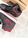 Air Jordan 1 Zoom Comfort BreADDLow Top Sneakers Black Red - NIKE - BALAAN 8