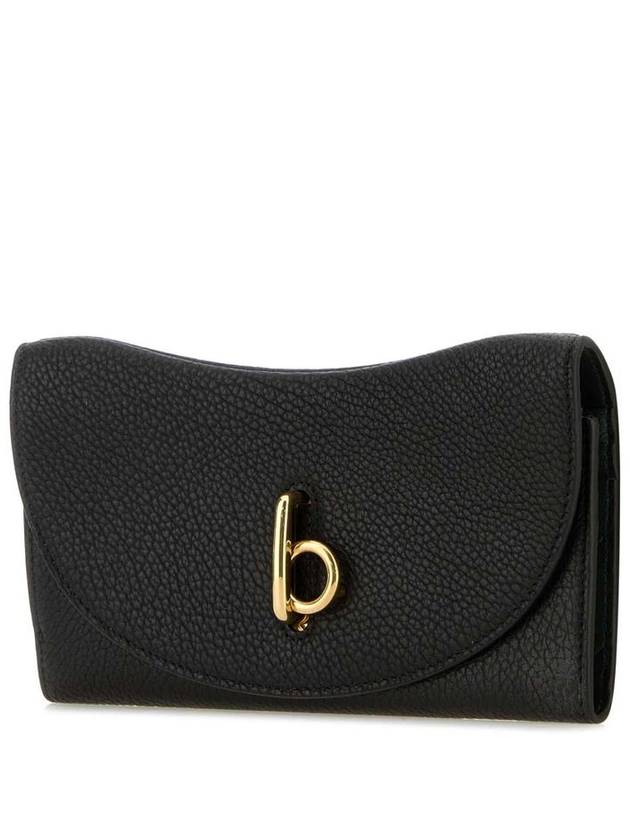 Rocking Horse Leather Medium Wallet Black - BURBERRY - BALAAN 3