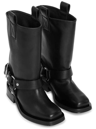 Shaft Boots Middle Boots Black - GANNI - BALAAN 2