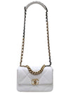 Women s AS1160 White 19 Chain Medium Flap Bag New Built in Chip - CHANEL - BALAAN 6