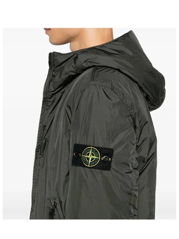 Crinkle Reps R NY Padding Green - STONE ISLAND - BALAAN 6