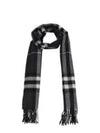 Check Fringe Cashmere Scarf Brown - BURBERRY - BALAAN 2