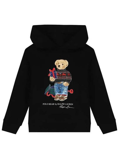 Kids Women Bear Logo Hoodie Black 920645 001 - POLO RALPH LAUREN - BALAAN 2