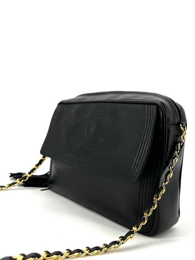 CC logo lambskin flap camera bag cross - CHANEL - BALAAN 3