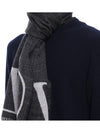 Men s V Logo Wool Cashmere Muffler 5Y2ER033 DMA ZJB 24F - VALENTINO - BALAAN 5