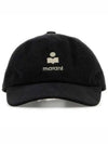 Tomas Embroidered Logo Ball Cap Black - ISABEL MARANT - BALAAN 2