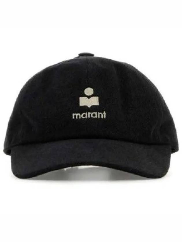 Tomas Embroidered Logo Ball Cap Black - ISABEL MARANT - BALAAN 2