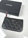 Classic mini small pouch caviar silver plate - CHANEL - BALAAN 7