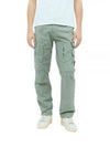 Stretch Cotton Gabardine Multi Pocket Cargo Straight Pants Green - STONE ISLAND - BALAAN 2