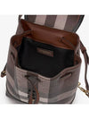 Check Mini Backpack Dark Brown - BURBERRY - BALAAN 6