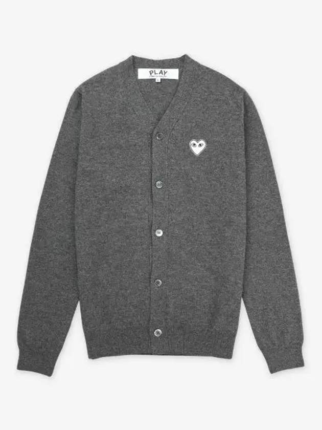 Heart patch wool cardigan AXN062 - COMME DES GARCONS PLAY - BALAAN 2