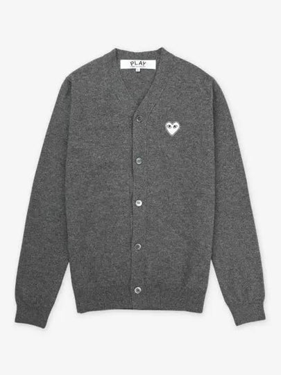 Heart patch wool cardigan AXN062 - COMME DES GARCONS PLAY - BALAAN 2