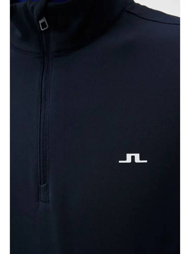 Men s Luke Quarter Zip up Golf Midlayer Navy GMJS10943 6855 - J.LINDEBERG - BALAAN 4